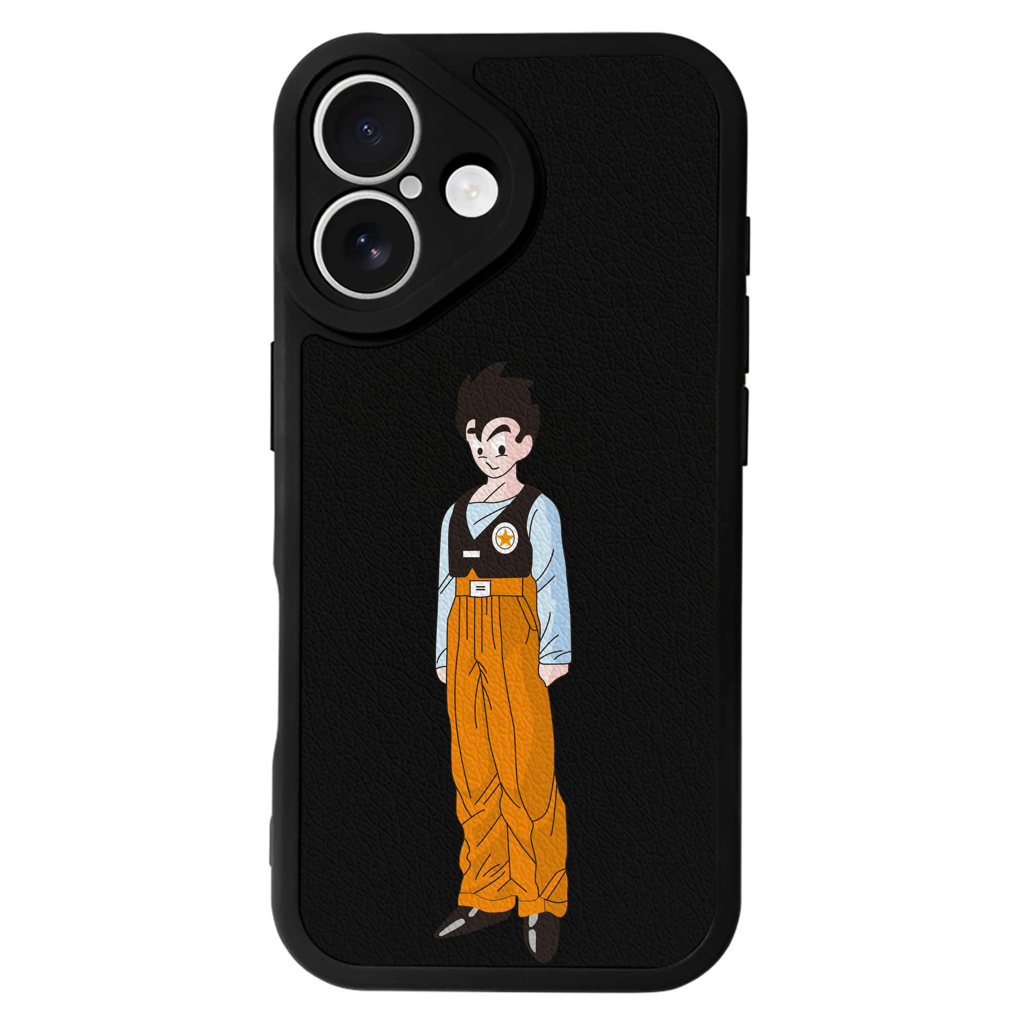 （画像用） ドラゴンボール DRAGON BALL 【iPhone 16シリーズ対応】シリコンスマホケース（レザー調） 材質：シリコン